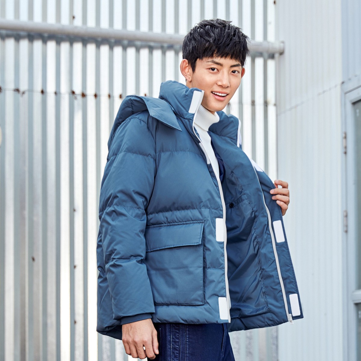 限尺码: semir 森马 19d079131363-8330 男士羽绒服