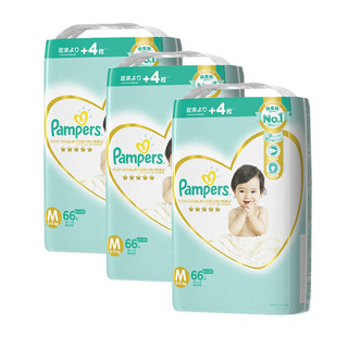 Pampers 帮宝适 一级帮纸尿裤 M66 3件装