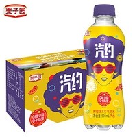 栗子园 汽约气泡苏打水柠檬白桃味 500ml*12瓶