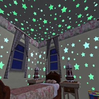 侑家良品 夜光星星100颗房间墙壁装饰贴画儿童房创意墙贴