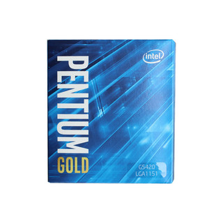 intel 英特尔 奔腾 G5420 CPU 3.8GHz 2核4线程