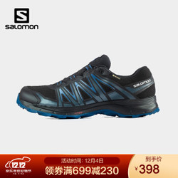 萨洛蒙（Salomon）男款 户外运动防水透气舒适耐磨日常通勤徒步鞋 XA SIERRA GTX 黑色 412562 UK7(40 2/3)