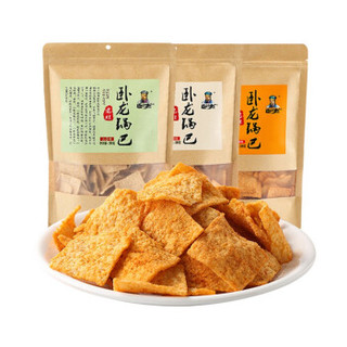 卧龙食品 麻辣锅巴 400g*3袋