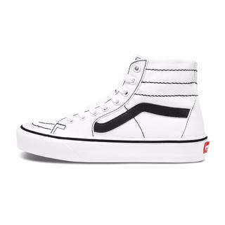 VANS 范斯 SK8-Hi TAPERED 中性运动帆布鞋 VN0A4U16IP2 白色 36