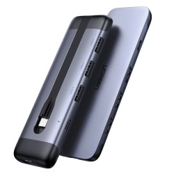 UGREEN 绿联 五合一 Type-C扩展坞( HDMI+USB3.0*3+PD)