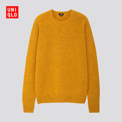 UNIQLO 优衣库 419198 男士羊仔毛圆领针织衫