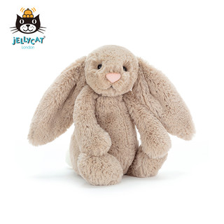 【jELLYCAT旗舰店】英国jellycat经典害羞系列正版邦尼兔米色柔软毛绒宝宝玩具公仔