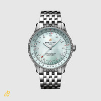 BREITLING 百年灵 A173952A1C1A1 女士镶钻贝母机械腕表