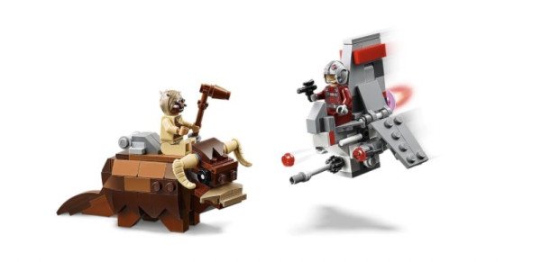 lego乐高星球大战系列75265跃空号vs班沙兽迷你战机套装