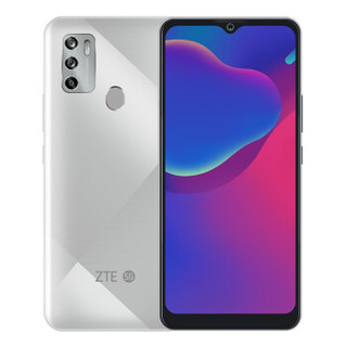 ZTE 中兴 V2021 5G手机 4GB+64GB 太空银