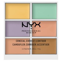 凑单品：NYX 六色遮瑕修容盘 9g