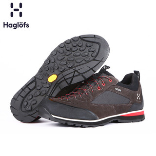 Haglofs火柴棍男款防水透气耐磨登山鞋497440（45【UK10.5】、3CG 深灰色/深红色）