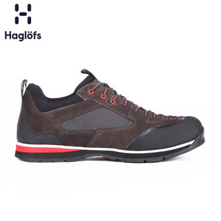 Haglofs火柴棍男款防水透气耐磨登山鞋497440（45【UK10.5】、3CG 深灰色/深红色）