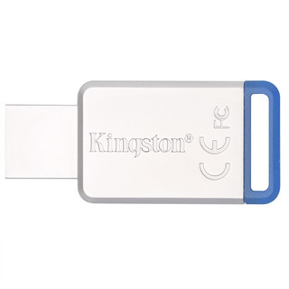 Kingston 金士顿 DT50 U盘+OTG转接头Type-C 128GB USB3.1 蓝色