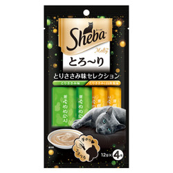  Sheba 希宝 成猫零食猫条 鸡肉+鲷鱼 12g*4条  *2件