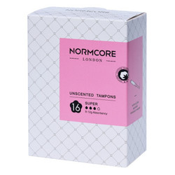 诺蔻（NormCore）导管式卫生棉条无香型（大流量）16支装（进口游泳卫生巾） *10件