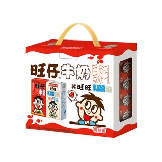 Want Want 旺旺 旺仔牛奶组合装 2口味 125ml*20盒（复原乳125ml*16盒+乳酸菌饮品125ml*4盒）