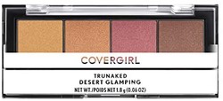 COVERGIRL Covergirl Trunaked Quad 眼影调色板，Glamping，沙漠漫步，0.06盎司