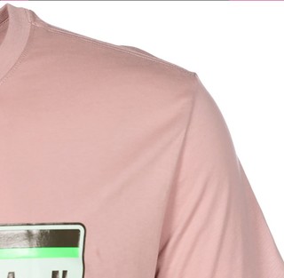 AIR JORDAN 男士运动T恤 CJ6247-261 粉色 S