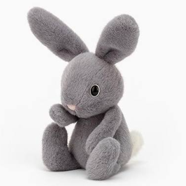 jellycat邦尼兔芬苏兔子毛绒玩具蓝灰色20cm