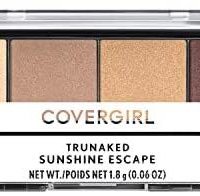 COVERGIRL Covergirl Trunaked Quad 眼影调色板，Sunshine Escape烈日逃脱，0.06盎司