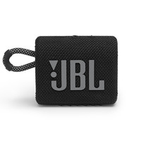 JBL GO3 音乐金砖三代 蓝牙户外便携音响 迷你小音响低音 防水设计 可免提通话 黑色