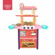 京东PLUS会员：贝恩施 儿童玩具过家家厨房玩具 趣味烹饪餐具台B109粉色