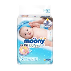 Moony 尤妮佳 婴儿纸尿裤 S84片