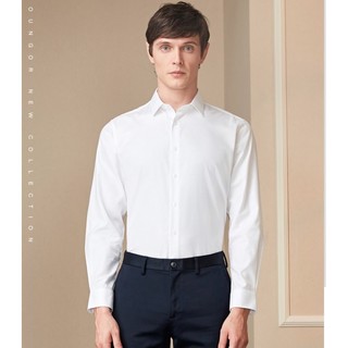 苏宁SUPER会员：Youngor 雅戈尔 CEO系列 915BFY 男装商务正装纯棉衬衫