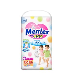 Merries 花王 妙而舒 婴儿学步裤  XL38片