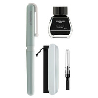 Schneider 施耐德 BK410 钢笔 EF尖钢笔单支+笔盒+笔袋+黑色墨水+吸墨器套装
