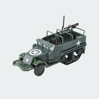靓趣 M3半履带装甲战车 4D模型玩具