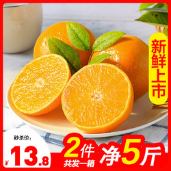 四川爱媛38号 2.5斤小果 果冻橙水果橙子新鲜当季柑橘蜜桔子 苏宁生鲜 陈小四水果