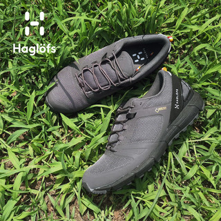 Haglofs火柴棍户外女款轻量防水透气徒步鞋497370（36.5【UK4】、2CX 深灰色/正黑色）