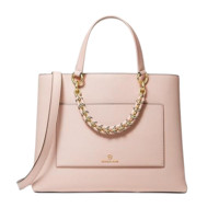 MICHAEL KORS 迈克·科尔斯 CECE系列女士皮质敞口手提斜挎包 SOFT PINK