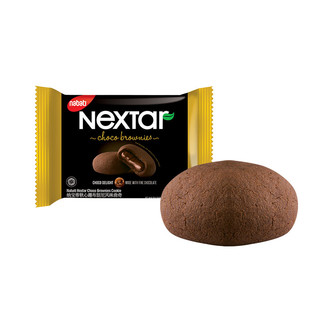 nabati 纳宝帝 软心趣Nextar 巧克力夹心曲奇饼干 布朗尼味 112g*3盒