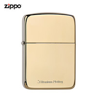 美国进口 之宝（zippo） 防风煤油打火机不含油 ZBT-1-20b雅痞-金 品牌直供原装正版