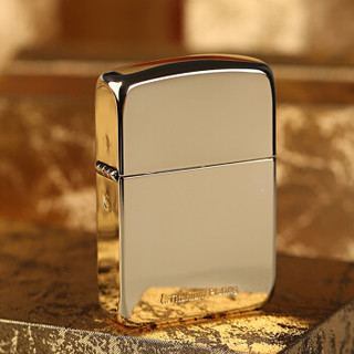 美国进口 之宝（zippo） 防风煤油打火机不含油 ZBT-1-20b雅痞-金 品牌直供原装正版