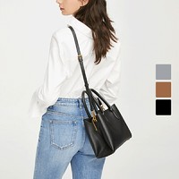 网易严选 诠释极简优雅 女式袋扣通勤手提包