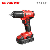 DEVON 大有 5298 20V锂电无刷电钻 单点标配