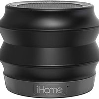 iHome iBT61BC 便携式可折叠蓝牙音箱，带扬声器 - 黑色