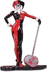 DC 收藏版小丑女红，白色和黑色：亚当休斯雕像