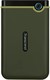 Transcend StoreJet M3 Anti - Shock 外部 Anti - Shock 硬盘 ( 6,4cm  , 5400 RPM , 8 MB 缓存 , USB 3.0 ) 灰色 - 绿色 military-grün 2 TB