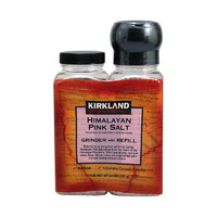 KIRKLAND SIGNATURE 科克兰 喜马拉雅大粒粉盐368.5克/瓶x2瓶 带研磨器