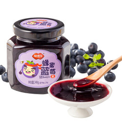 福事多蓝莓茶240g国货原装自制果味茶酱冲饮品 *16件