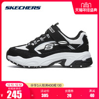 Skechers斯凯奇青少年款男童鞋魔术贴运动鞋撞色拼接休闲鞋98170L