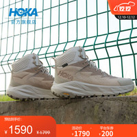 HOKA ONE ONE男卡哈KAHA GTX户外高帮防水军靴登山徒步鞋 沙色/牛津黄 7/250mm