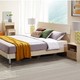  QuanU 全友 106302 现代简约卧室家具组合套装（1.8m床+床头柜+床垫）　