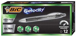 BIC Gel-ocity Ultra Retractable 时尚中性笔 12 黑色