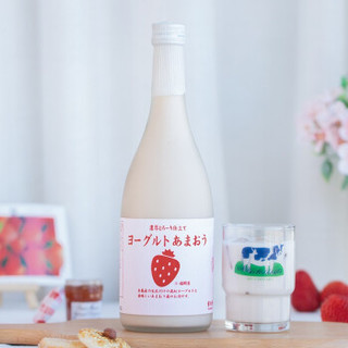 日本原装进口洋酒 归素 杉能舍酸奶草莓利口酒 720ml  低度女士酒甜酒果酒 单瓶